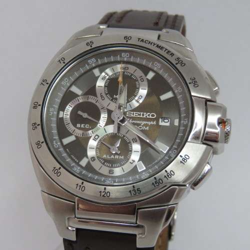 Seiko chronograph 100m alarm hotsell